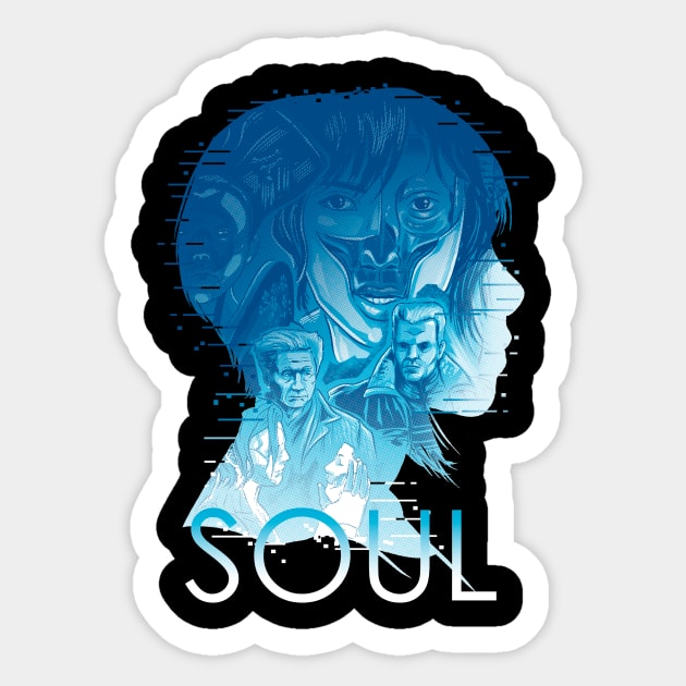 Machine Soul Sticker by Andriu